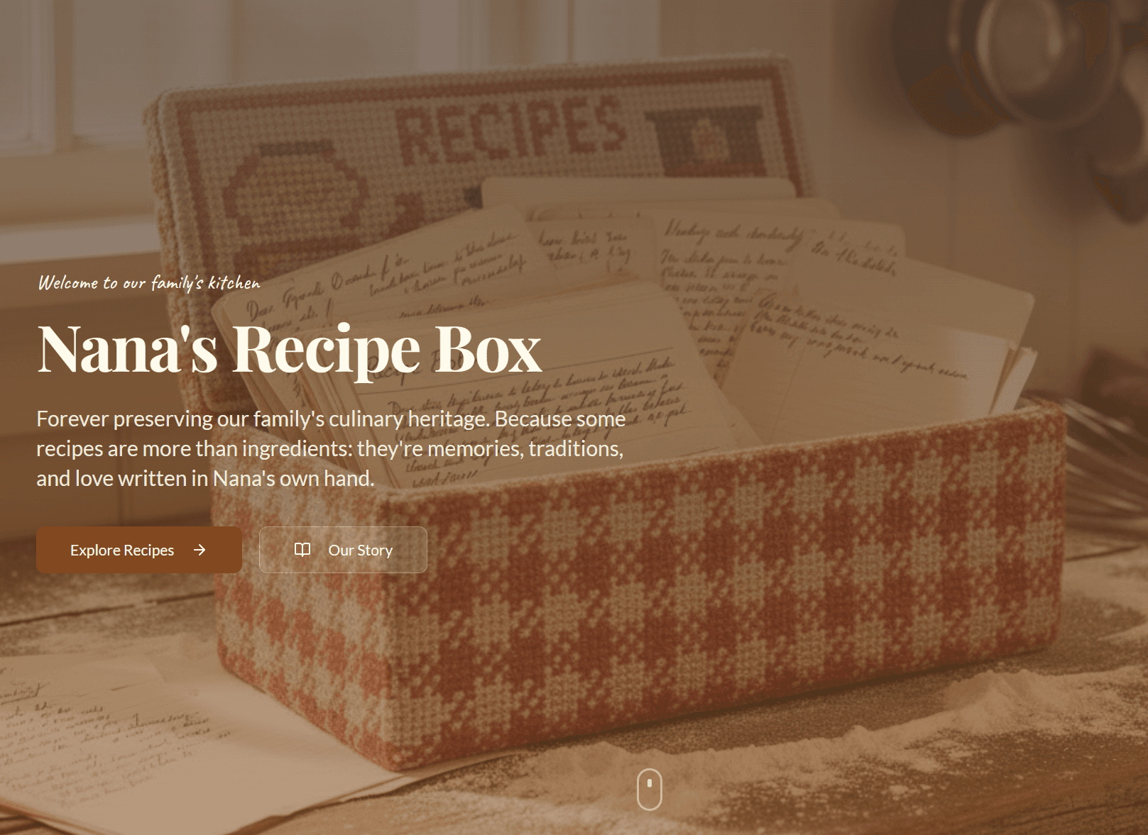 Nana's Recipe Box screenshot